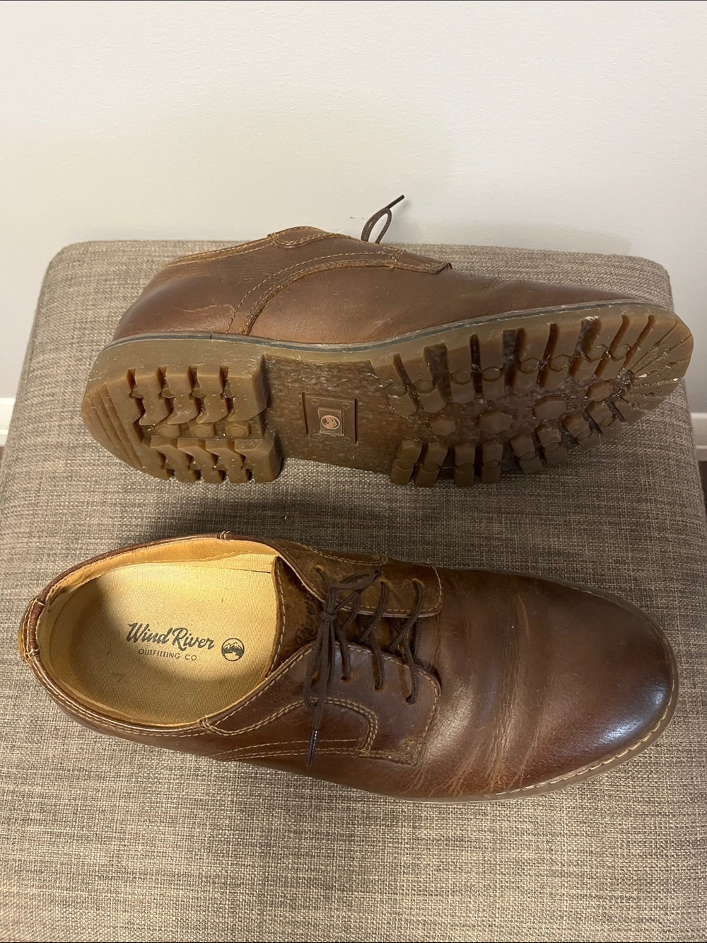 Wind River Leather Lace-Up Derby Shoes 8 - Picture 2 of 10